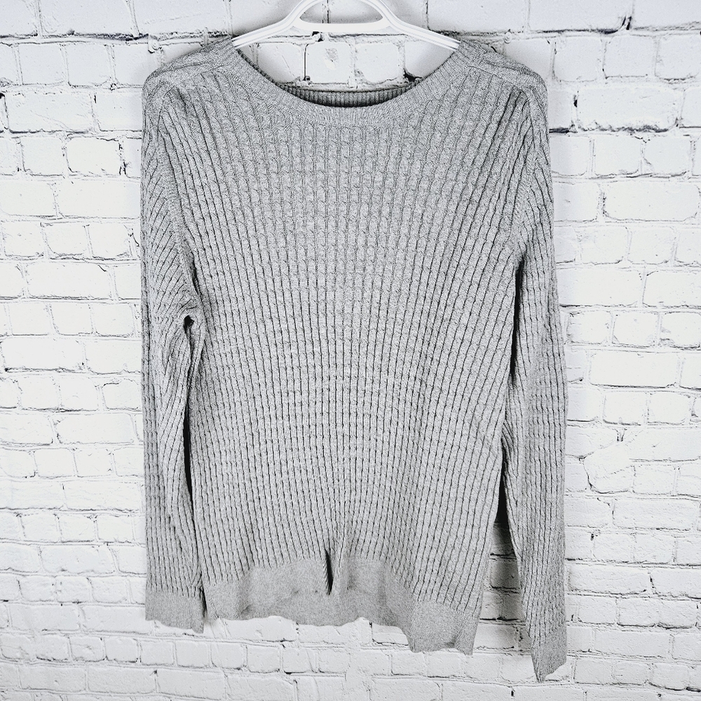 SELECTED HOMME | Carlos cable knit crewneck long sleeve sweater